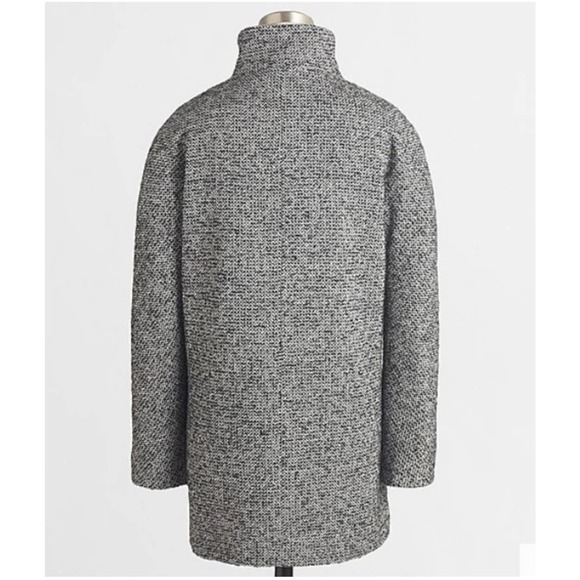 J. Crew Wool Blend Coat Marled Tweed Heather Gray Jacket, 2 - Picture 2 of 11